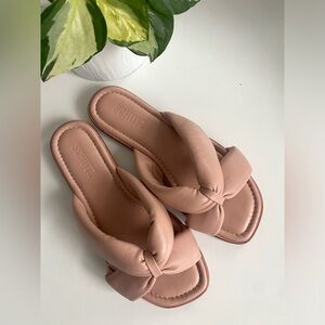 Schutz Fairy Slide Criss cross Blush